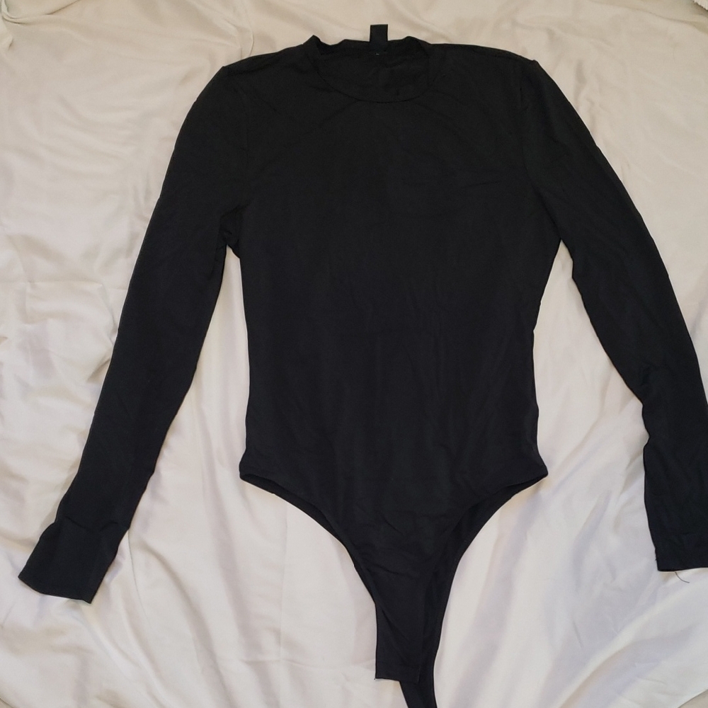 Black Long Sleeve Bodysuit